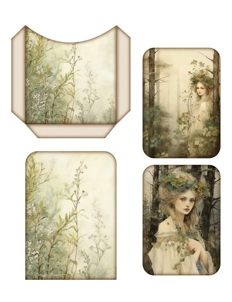 Two pockets and two cards