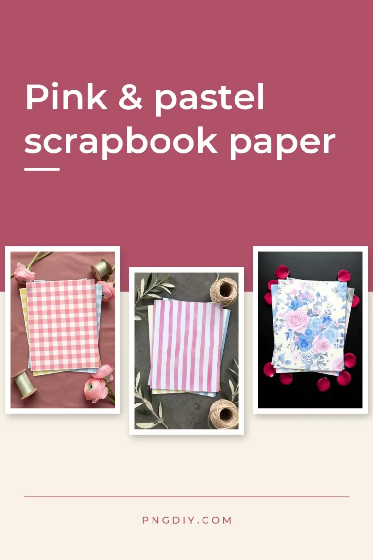 89 Pink and Pastel Scrapbook Papers to Print at Home