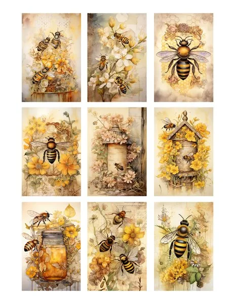 Nine small cards